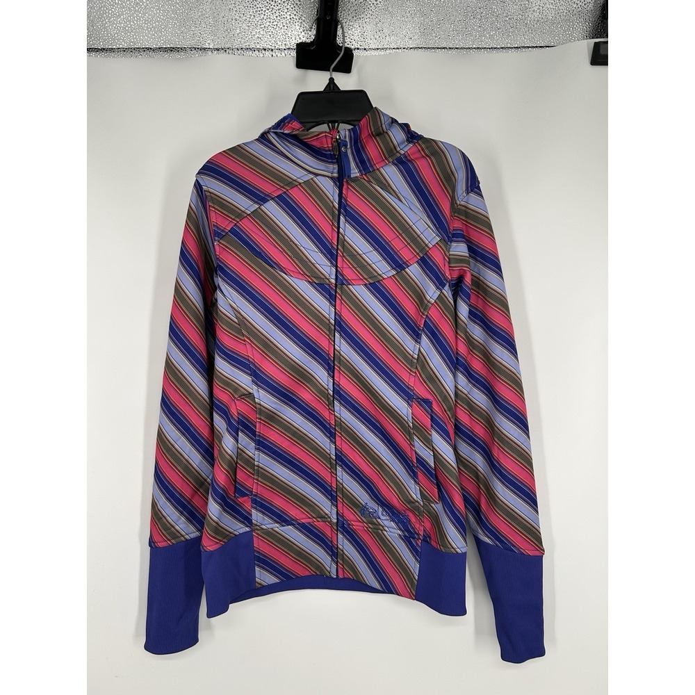 Burton DryRide Jacket Fleece Lined Colorful Hooded Snowboard Ski Womens Small